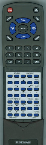 ZENITH VRL4130 Replacement Remote