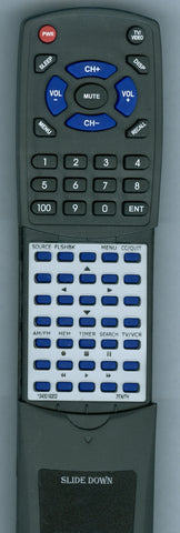 ZENITH 124192 Replacement Remote