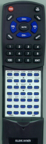 SONY- KDX46Q005 Replacement Remote