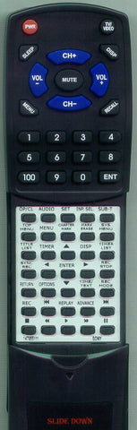 SONY 1-479-551-12 Replacement Remote