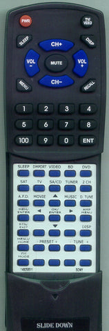 SONY 1-480-585-21 Replacement Remote