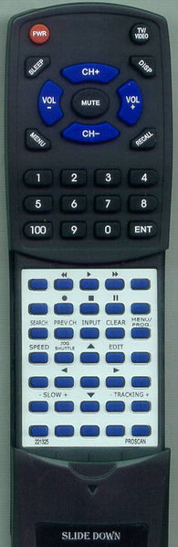 PROSCAN 221325 Replacement Remote