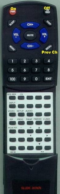RCAINSERT RVM2730 Replacement Remote