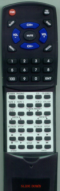 ONKYO 24140151 Replacement Remote