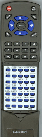ONKYO 24140620A Replacement Remote