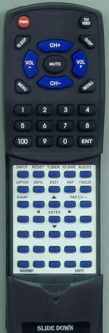SANYO 645 065 6897 Replacement Remote