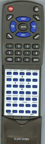 SANYO RT6450993213 Replacement Remote