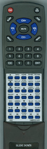 CAMBRIDGE AUDIO RT650BD Replacement Remote