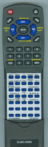 GOLDSTAR--INSERT 6711R2N009A Replacement Remote