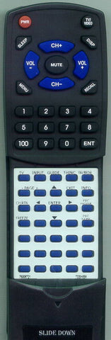 TOSHIBA 46XV545 Replacement Remote