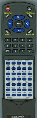 DENON RT9LHL00482 Replacement Remote
