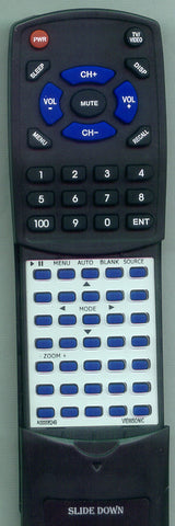 VIEWSONIC A00008249 Replacement Remote