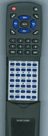 SAMSUNG HTDB390 Replacement Remote