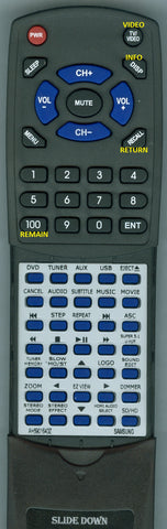 SAMSUNG HTTXQ120T Replacement Remote