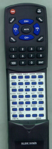 SAMSUNG HTX200 Replacement Remote
