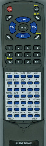 SAMSUNG HTZ320 Replacement Remote