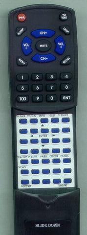 SAMSUNG HTSB1R Replacement Remote
