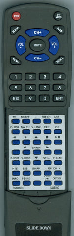 SAMSUNG HPS5073 Replacement Remote