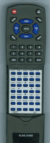NV DVD4004RMT Replacement Remote