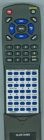 WESTINGHOUSE RTFB2R22WEOTT Replacement Remote