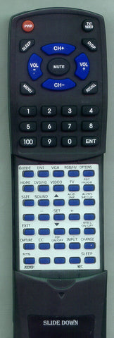 NEC J8200091R Replacement Remote
