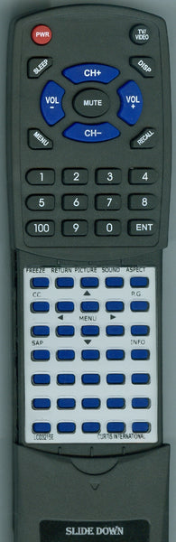 CURTIS INTERNATIONAL LCD3215E Replacement Remote