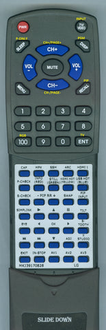 LG--INSERT RTMKJ39170828 Replacement Remote