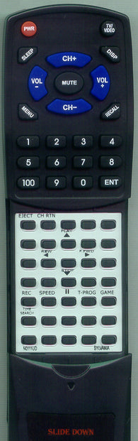 SYLVANIA 6319CB Replacement Remote