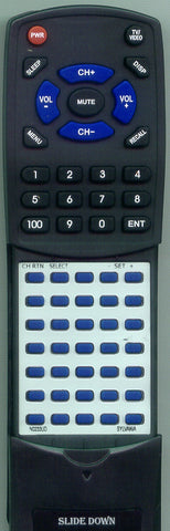SYLVANIA RTN0233UD Replacement Remote