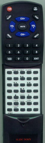 SYLVANIA RTN0239UD Replacement Remote