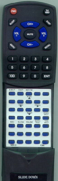FUNAI F28040M Replacement Remote