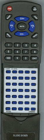 SYLVANIA RTNE154UD Replacement Remote