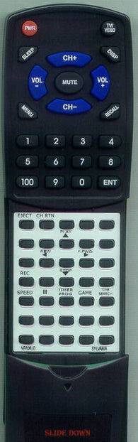 SYLVANIA 6313CEY Replacement Remote