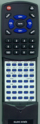 ADCOM RC65 ADCOM Replacement Remote