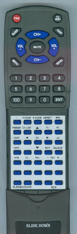 RCA RLED6515UHD Replacement Remote
