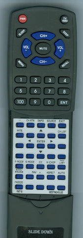 WESTINGHOUSE VR4090 Replacement Remote