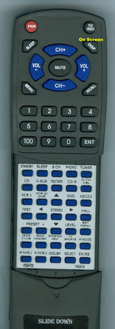 YAMAHA--INSERT RTV8294700 Replacement Remote