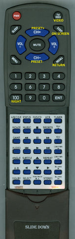 YAMAHA--INSERT DVRS120 Replacement Remote