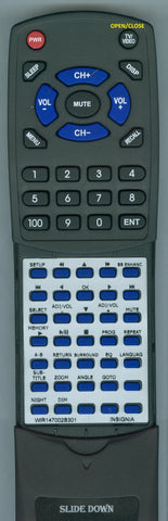 INSIGNIA--INSER RTWIR147002B301 Replacement Remote