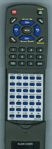 CONCERTONE RTZX500 Replacement Remote