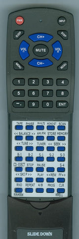 KRELLBM KAV400XI Replacement Remote Control