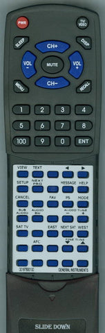 GI RCU2000 Replacement Remote