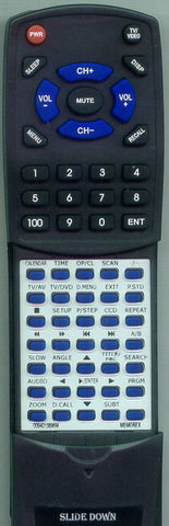 MEMOREX MVD1301 Replacement Remote