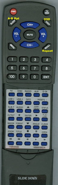 HKINSERT RT0100RCEHS300 Replacement Remote