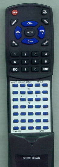 ALPINE RUE4151 Replacement Remote