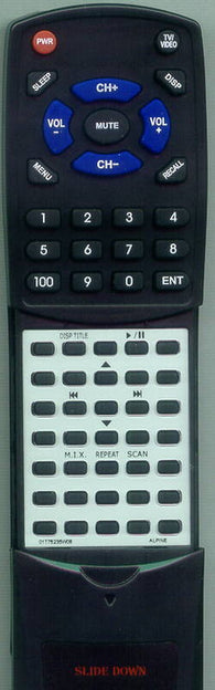 ALPINE 01T75235W08 Replacement Remote