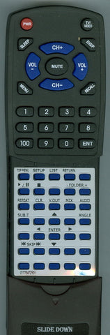 ALPINE 01T75472Y01 Replacement Remote