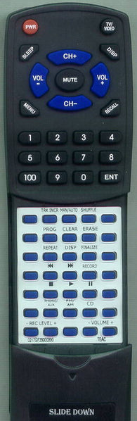 TEAC GF450K7 Replacement Remote