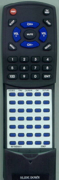 DISNEY 06015W25A301X Replacement Remote