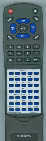 PHILIPS 43PFL4662F7 Replacement Remote